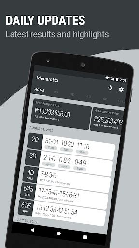 Manalotto: Lotto Results PH .